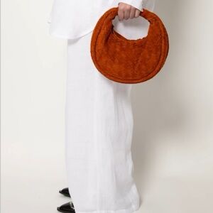 Cleobella Jem Suede Mini Hobo | Dark Orange